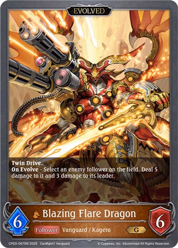 Blazing Flare Dragon - Gold (CP03-067EN)