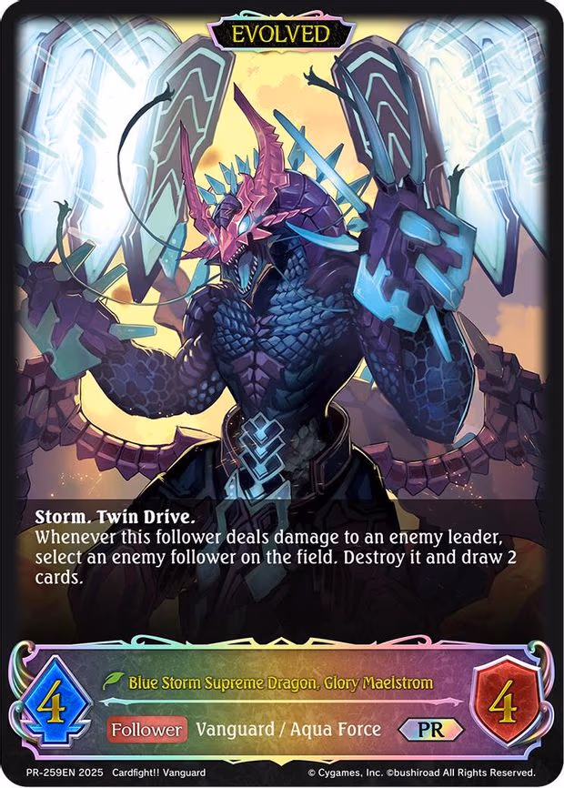 Blue Storm Supreme Dragon, Glory Maelstrom - Promo (PR-259EN)