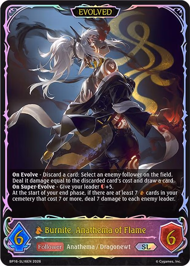 Burnite, Anathema of Flame