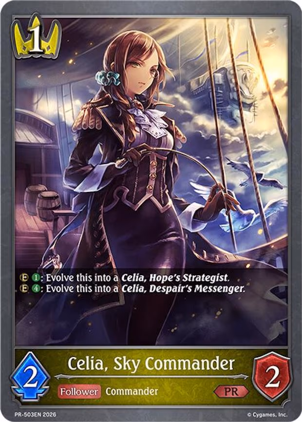 Celia, Sky Commander - Promo (PR-503EN)
