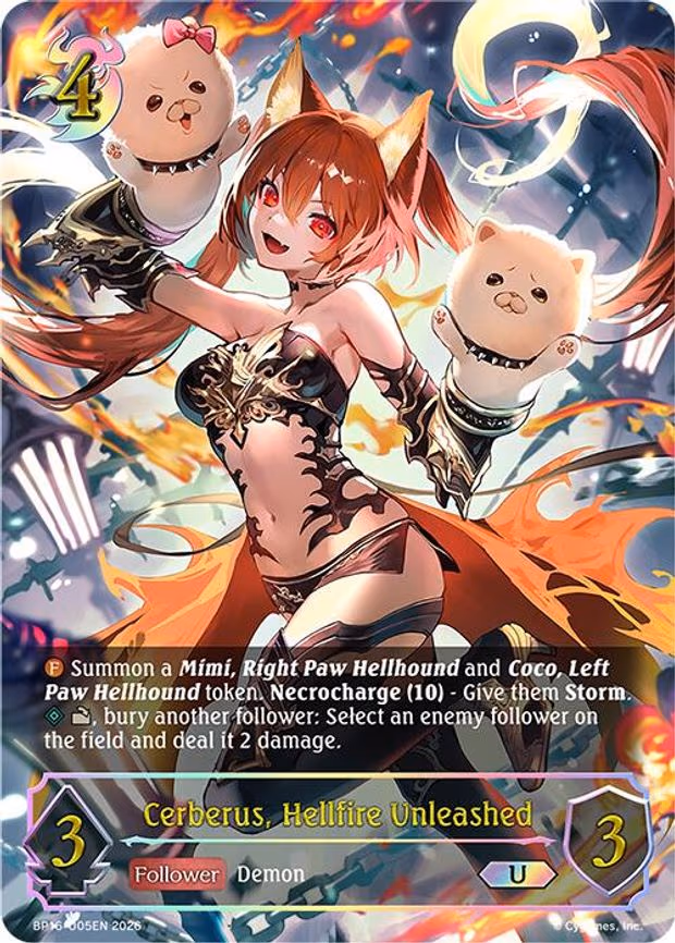 Cerberus, Hellfire Unleashed