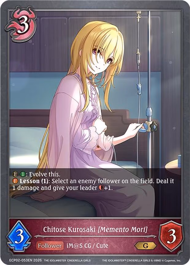 Chitose Kurosaki [Memento Mori] - Gold (ECP02-053EN)