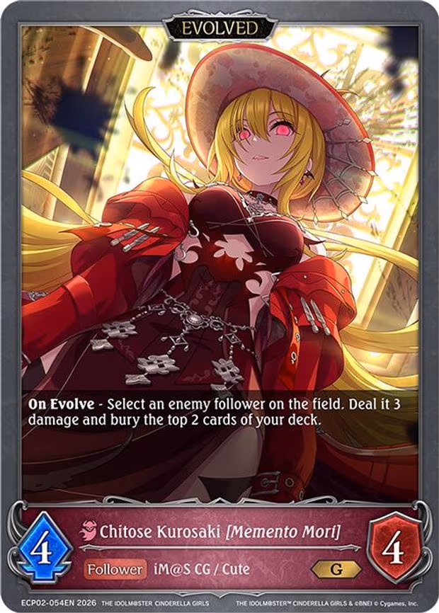 Chitose Kurosaki [Memento Mori] - Gold (ECP02-054EN)