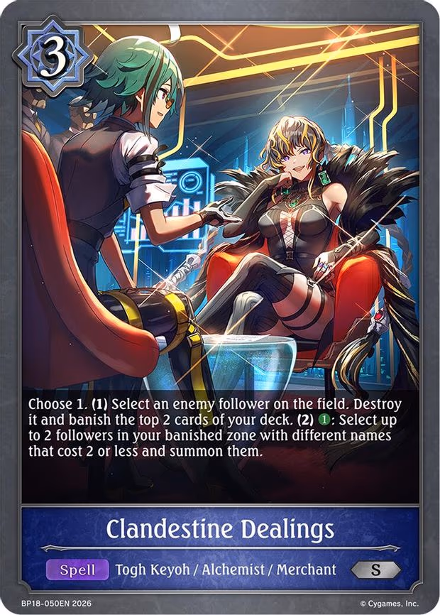 Clandestine Dealings - Silver (BP18-050EN)