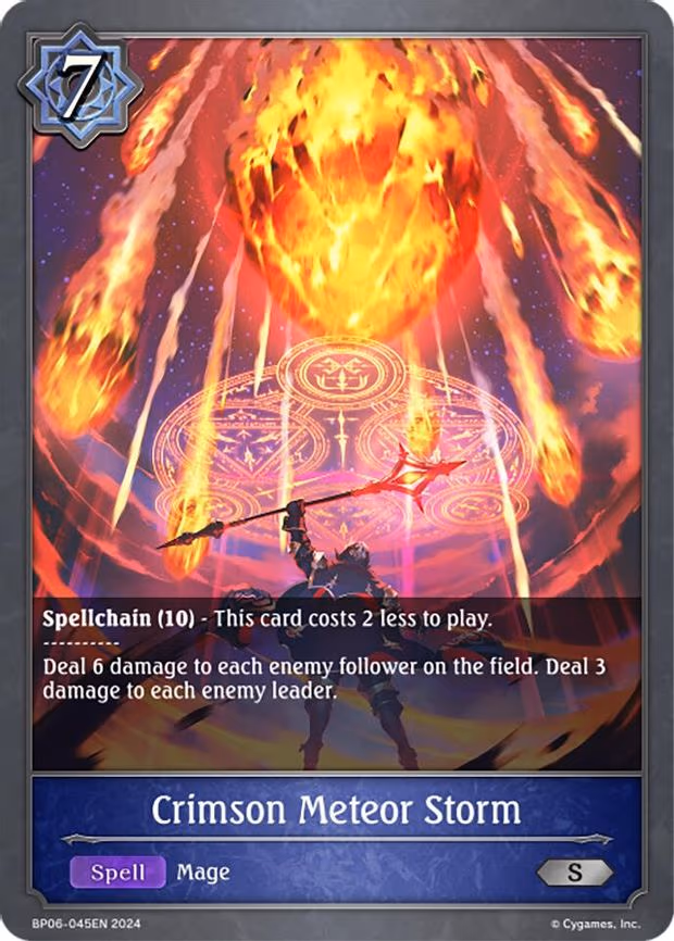 Crimson Meteor Storm - Silver (BP06-045EN)