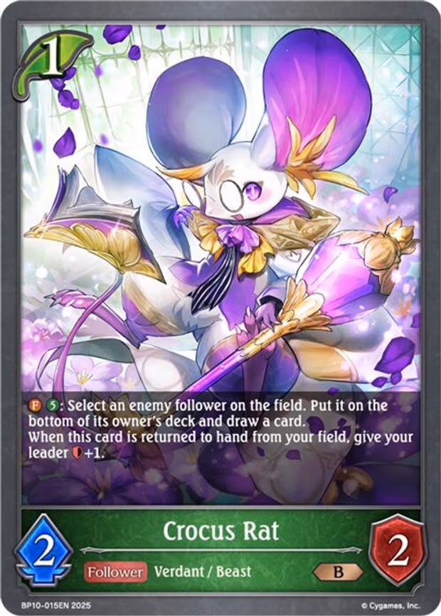 Crocus Rat - Bronze (BP10-015EN)