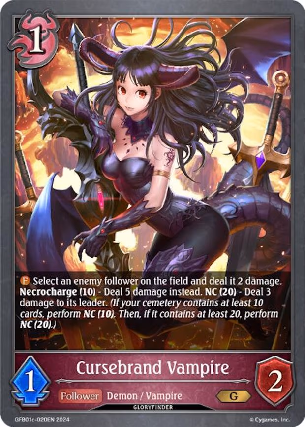 Cursebrand Vampire - Gold (GFB01c-020EN)
