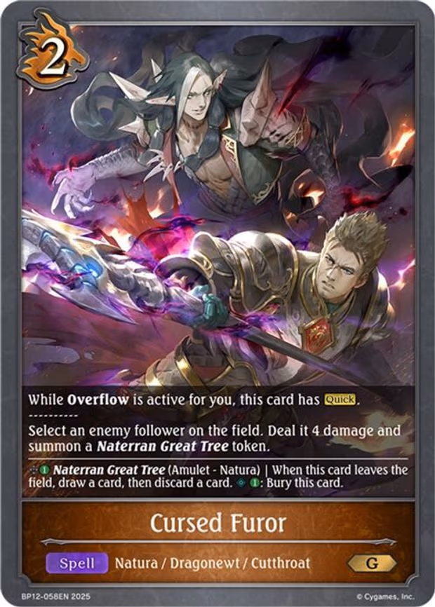 Cursed Furor - Gold (BP12-058EN)
