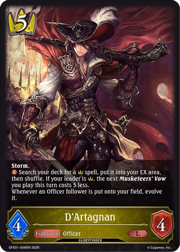 D'Artagnan - Legendary (GFE01-009EN)
