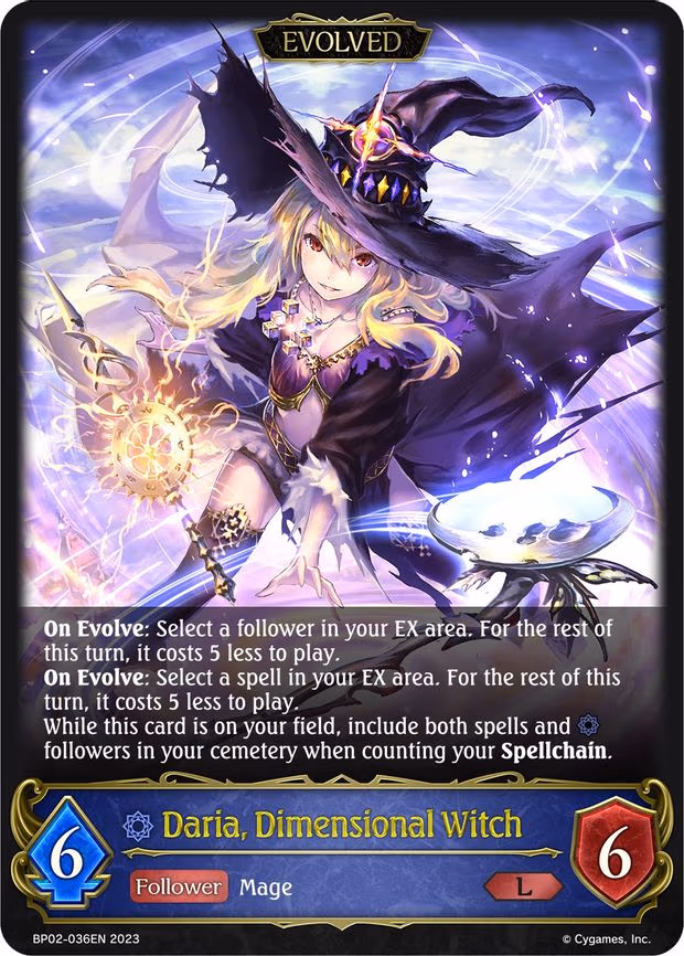 Daria, Dimensional Witch - Legendary (BP02-036EN)