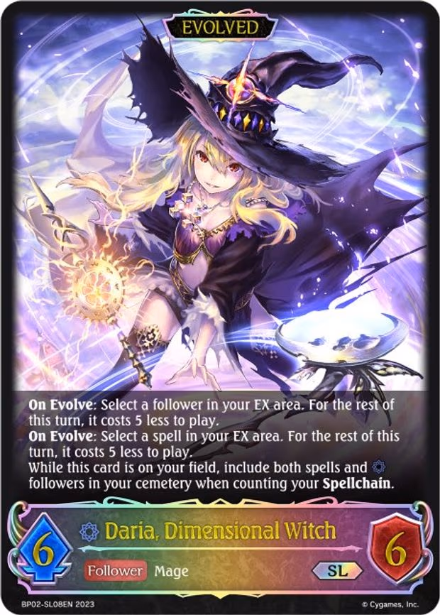 Daria, Dimensional Witch - Super Legendary (BP02-SL08EN)