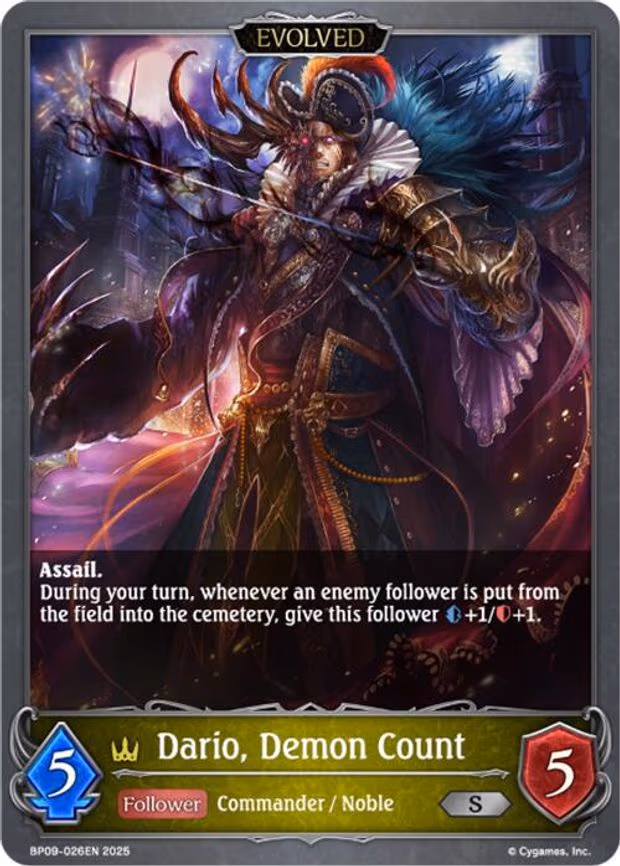 Dario, Demon Count - Silver (BP09-026EN)