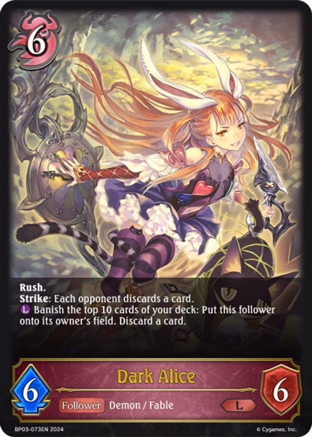 Dark Alice - Legendary (BP03-073EN)