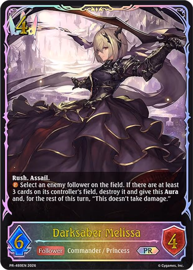 Darksaber Melissa - Promo (PR-489EN)