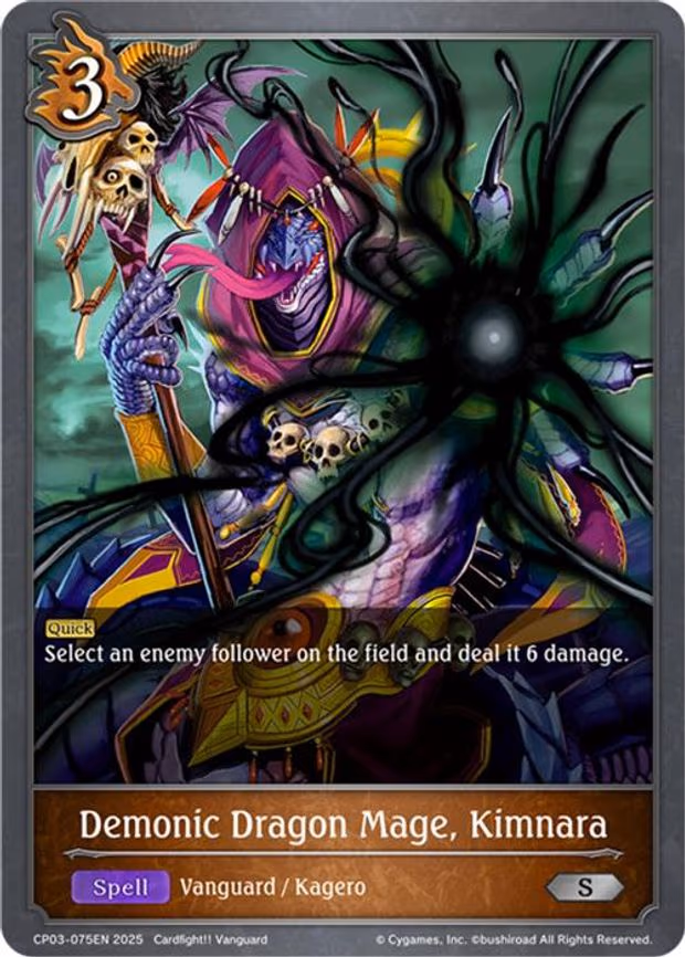 Demonic Dragon Mage, Kimnara - Silver (CP03-075EN)