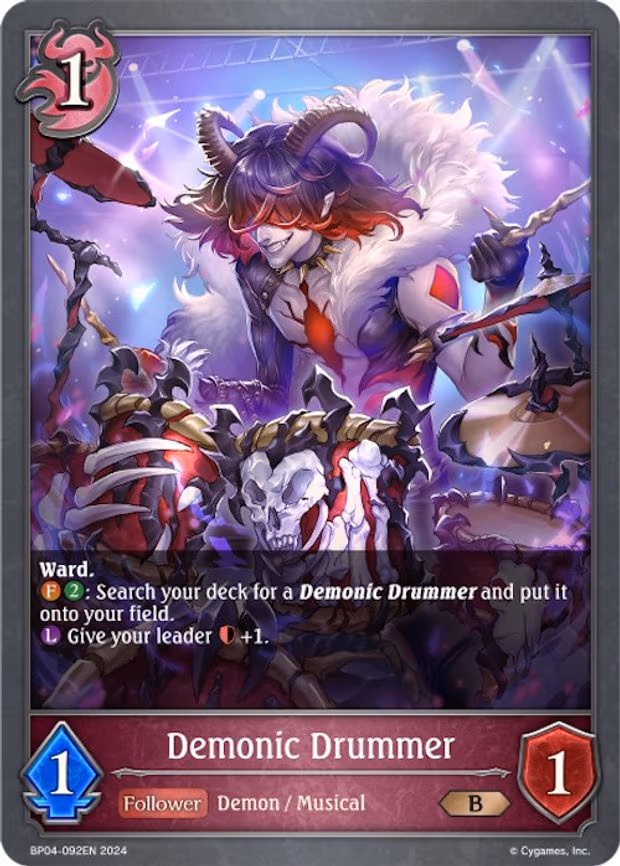 Demonic Drummer - Bronze (BP04-092EN)