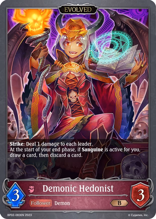 Demonic Hedonist - Bronze (BP02-083EN)