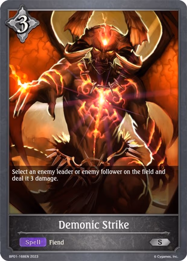 Demonic Strike - Silver (BP01-168EN)
