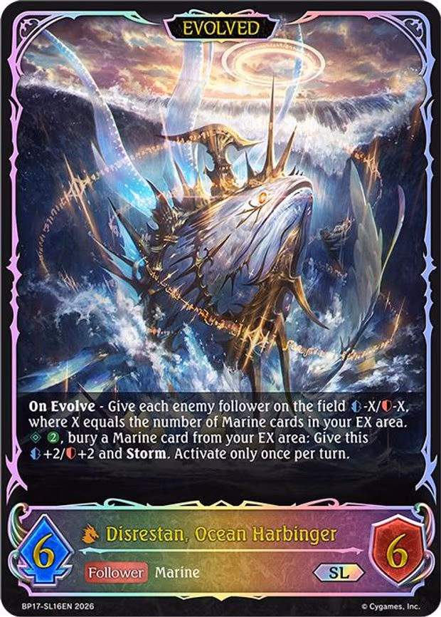 Disrestan, Ocean Harbinger - Super Legendary (BP17-SL16EN)