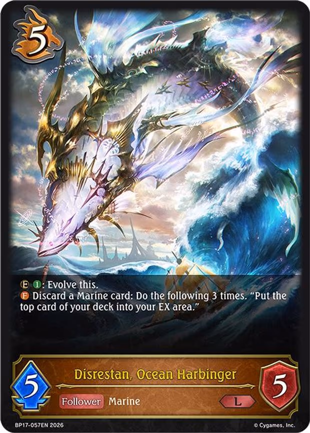 Disrestan, Ocean Harbinger - Legendary (BP17-057EN)