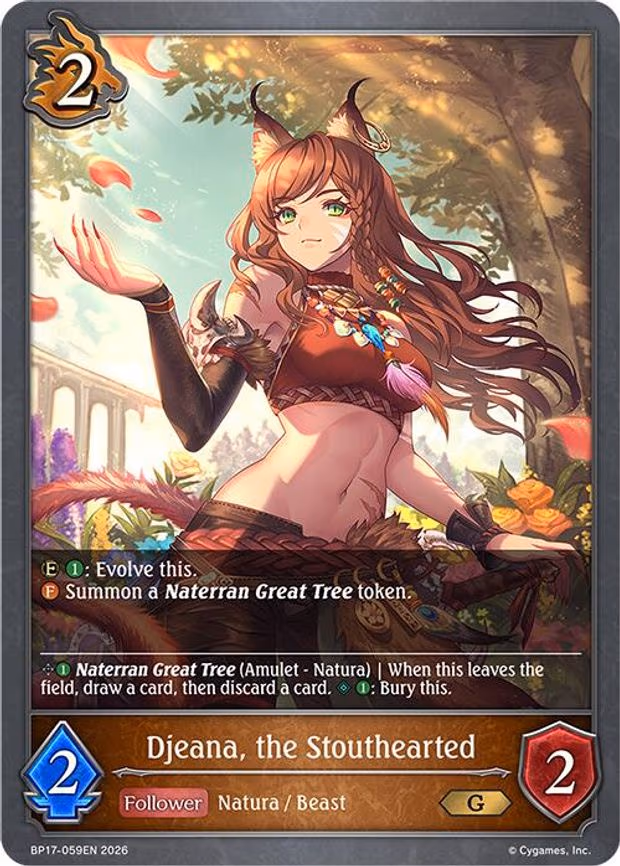 Djeana, the Stouthearted - Gold (BP17-059EN)
