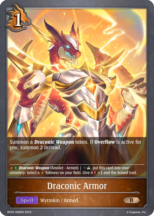 Draconic Armor - Bronze (BP02-068EN)