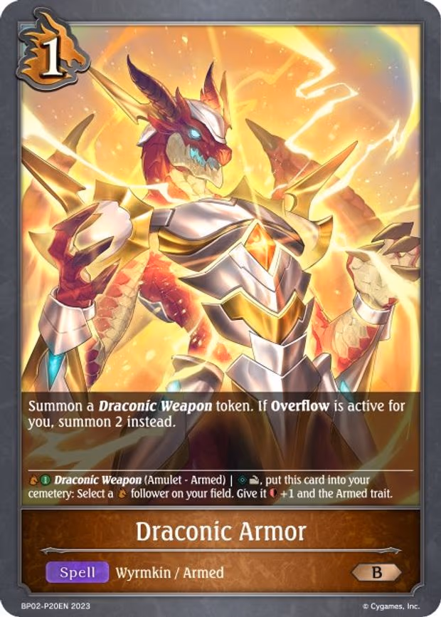 Draconic Armor - P20EN - Premium (BP02-P20EN)