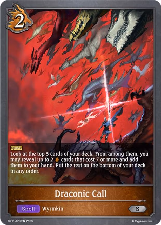 Draconic Call - Silver (BP11-062EN)