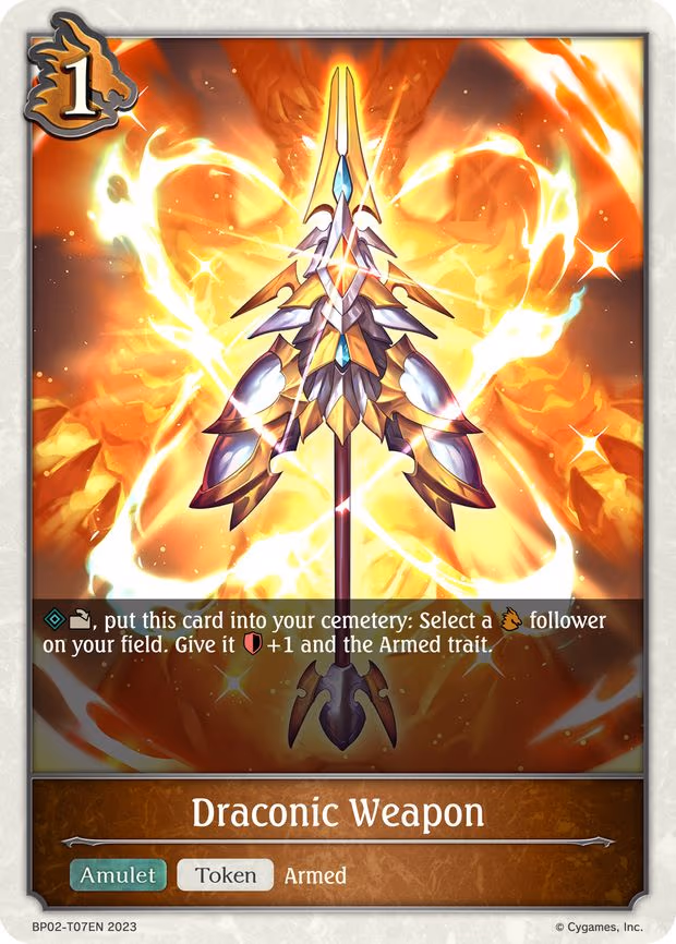 Draconic Weapon - None (BP02-T07EN)