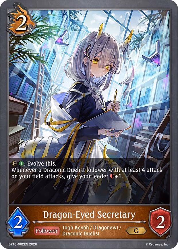 Dragon-Eyed Secretary - Gold (BP18-062EN)