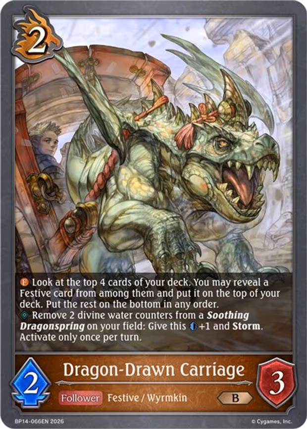 Dragon-Drawn Carriage - Bronze (BP14-066EN)