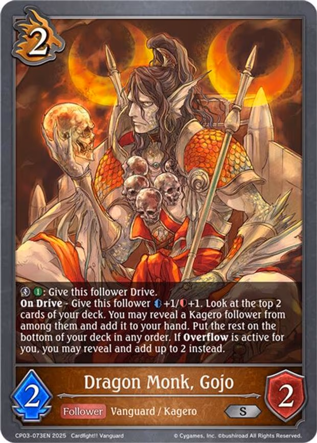 Dragon Monk, Gojo - Silver (CP03-073EN)