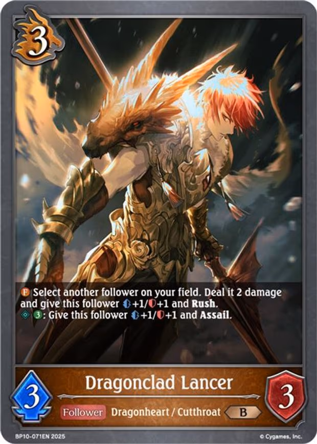 Dragonclad Lancer - Bronze (BP10-071EN)