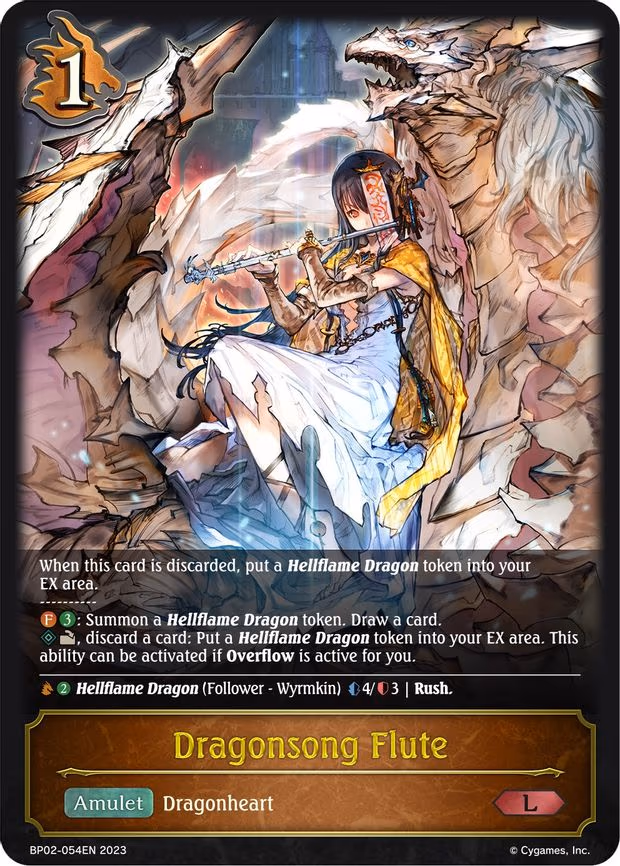 Dragonsong Flute - Legendary (BP02-054EN)