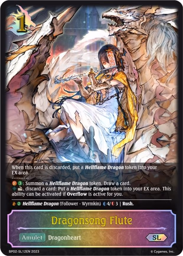 Dragonsong Flute - Super Legendary (BP02-SL12EN)