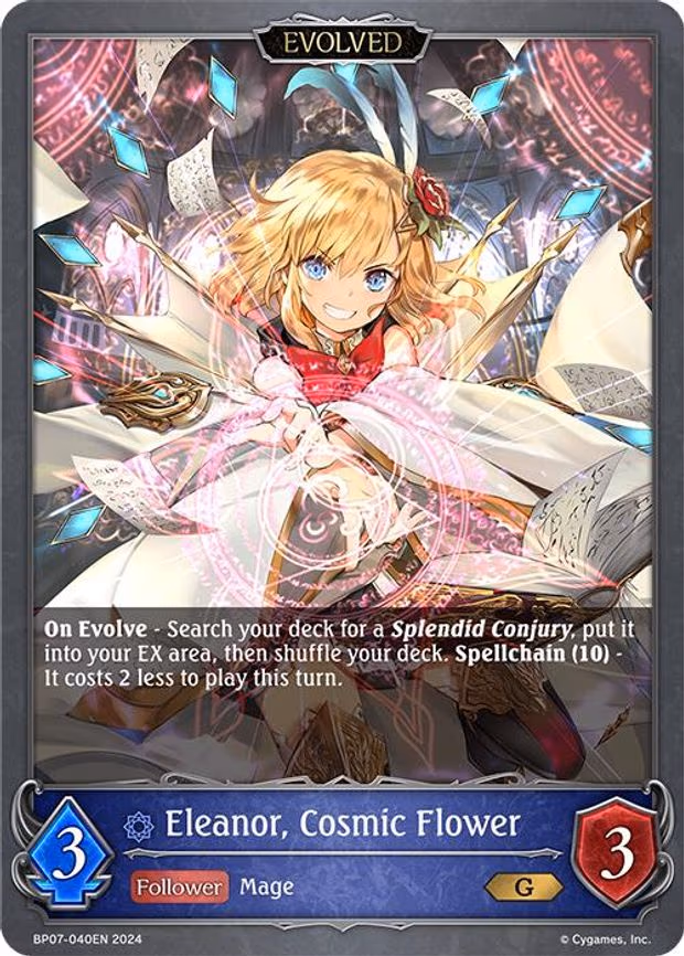 Eleanor, Cosmic Flower - Gold (BP07-040EN)