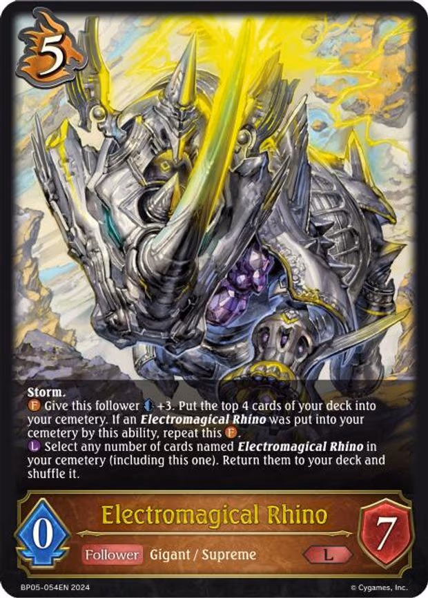 Electromagical Rhino - Legendary (BP05-054EN)