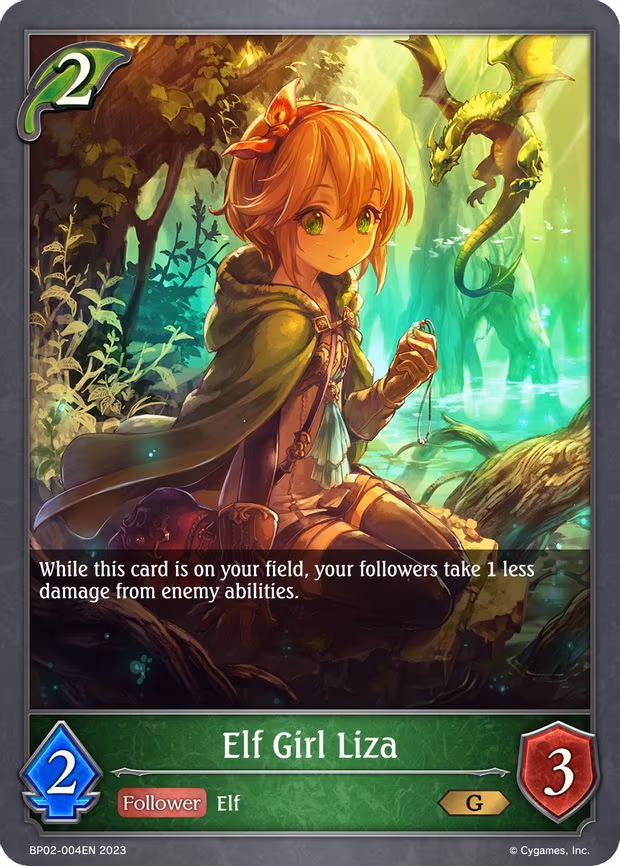 Elf Girl Liza - Gold (BP02-004EN)