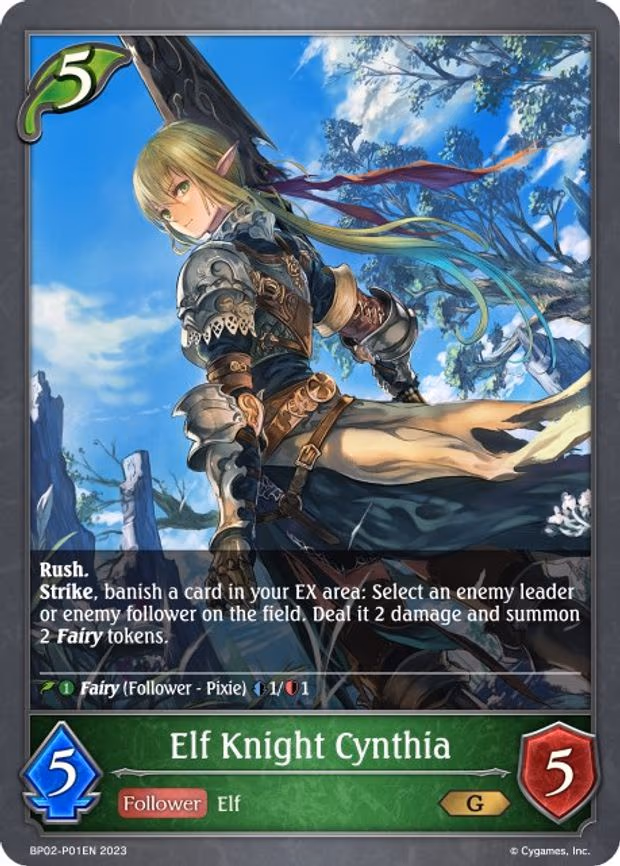 Elf Knight Cynthia - P01EN - Premium (BP02-P01EN)
