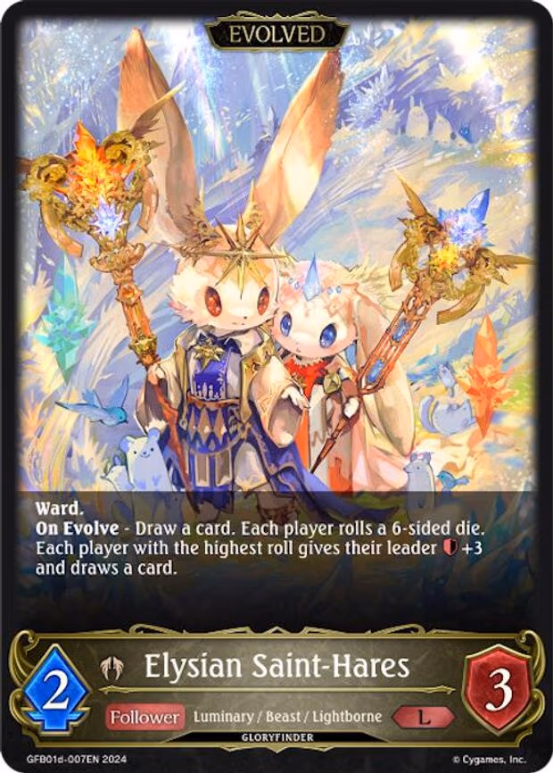 Elysian Saint-Hares - Legendary (GFB01d-007EN)