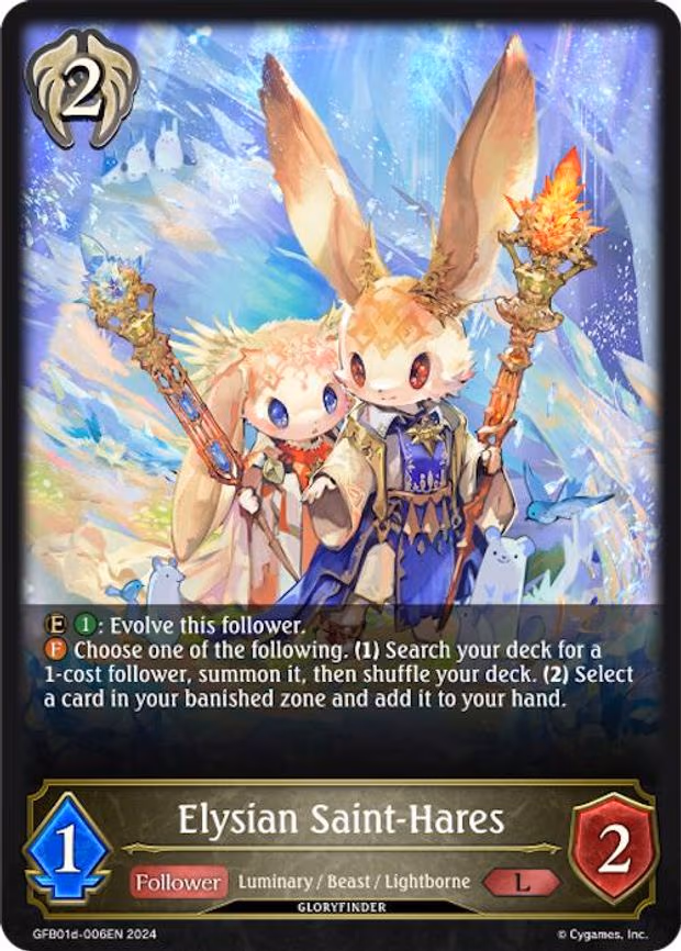 Elysian Saint-Hares - Legendary (GFB01d-006EN)