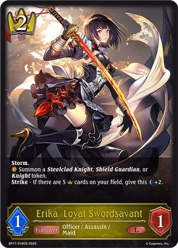 Erika, Loyal Swordsavant