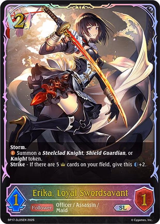 Erika, Loyal Swordsavant