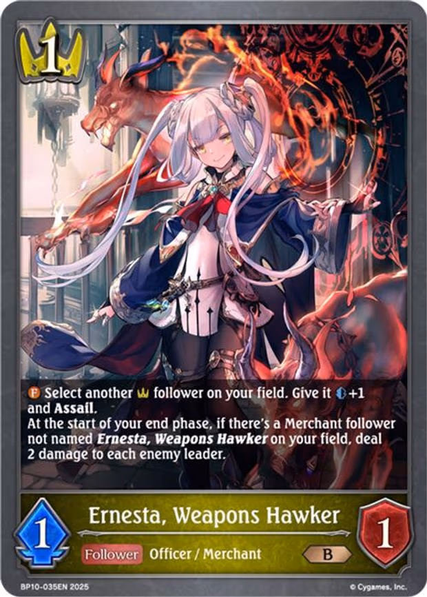 Ernesta, Weapons Hawker - Bronze (BP10-035EN)