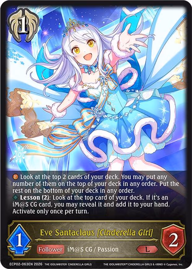 Eve Santaclaus [Cinderella Girl] - Legendary (ECP02-063EN)
