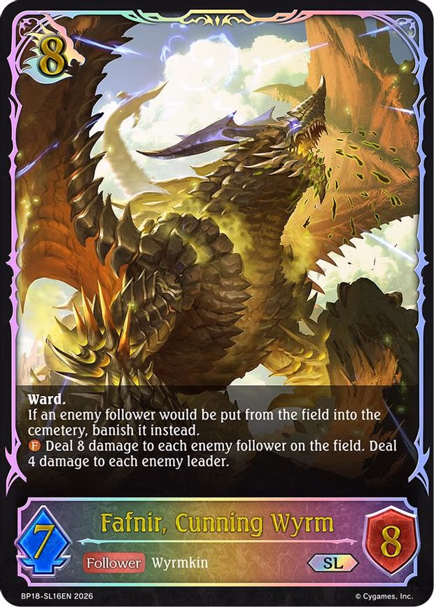 Fafnir, Cunning Wyrm - Super Legendary (BP18-SL16EN)