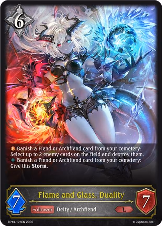 Flame and Glass, Duality - Legendary (BP14-107EN)