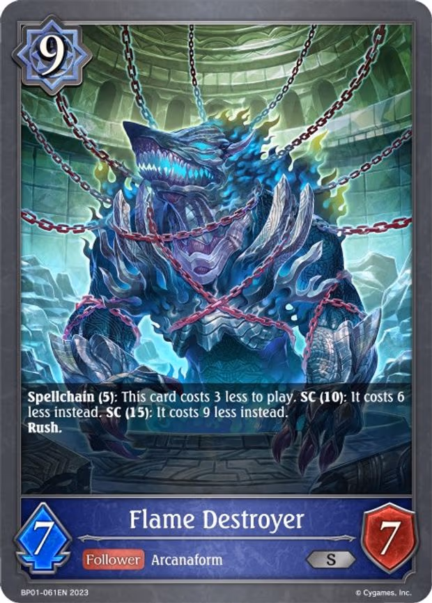 Flame Destroyer - Silver (BP01-061EN)