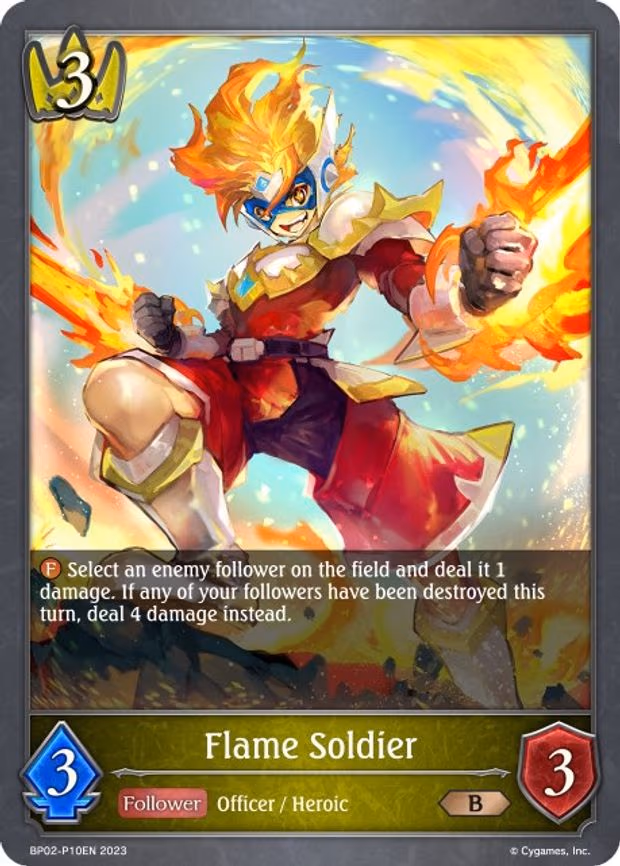 Flame Soldier - P10EN - Premium (BP02-P10EN)