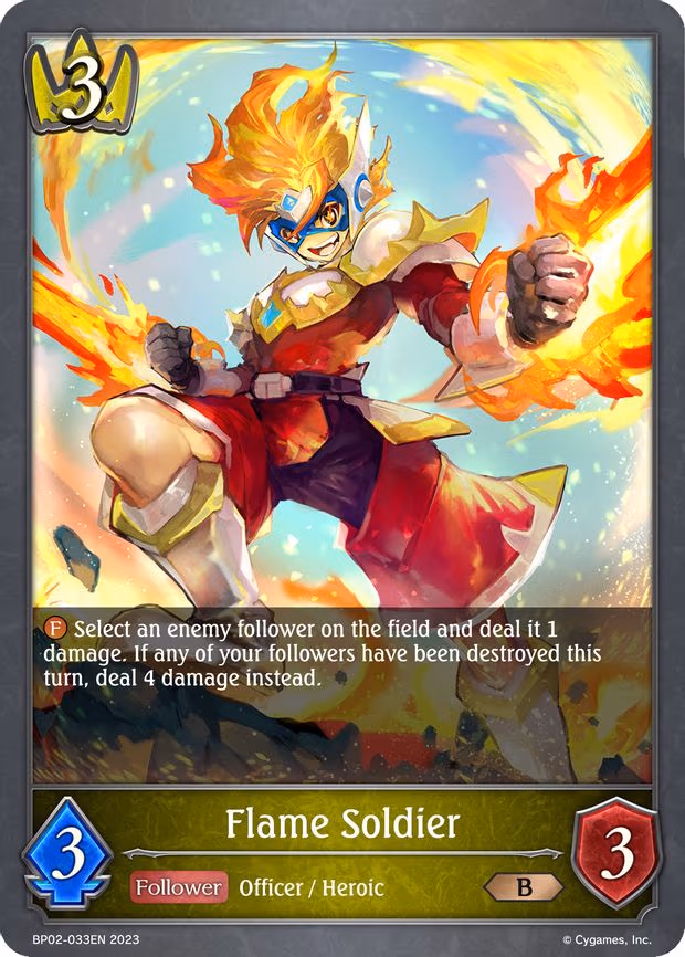 Flame Soldier - Bronze (BP02-033EN)